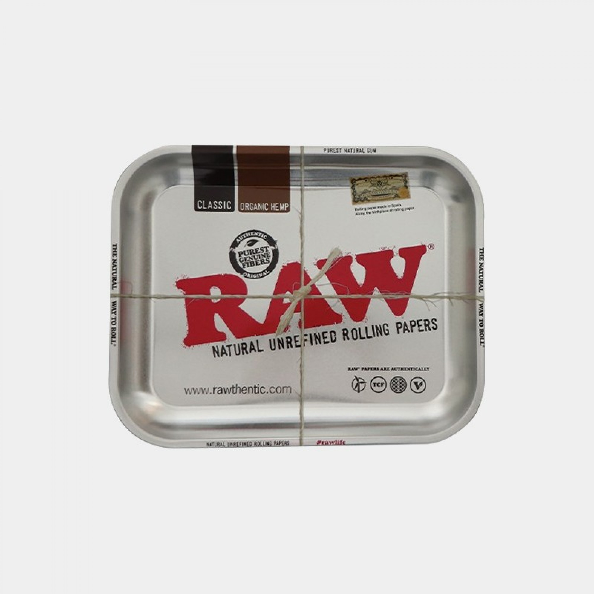 RAW Chrome Metal Rolling Tray - Large 34x27.5cm RAW Chrome Metal Rolling Tray - Large 34x27.5cm
