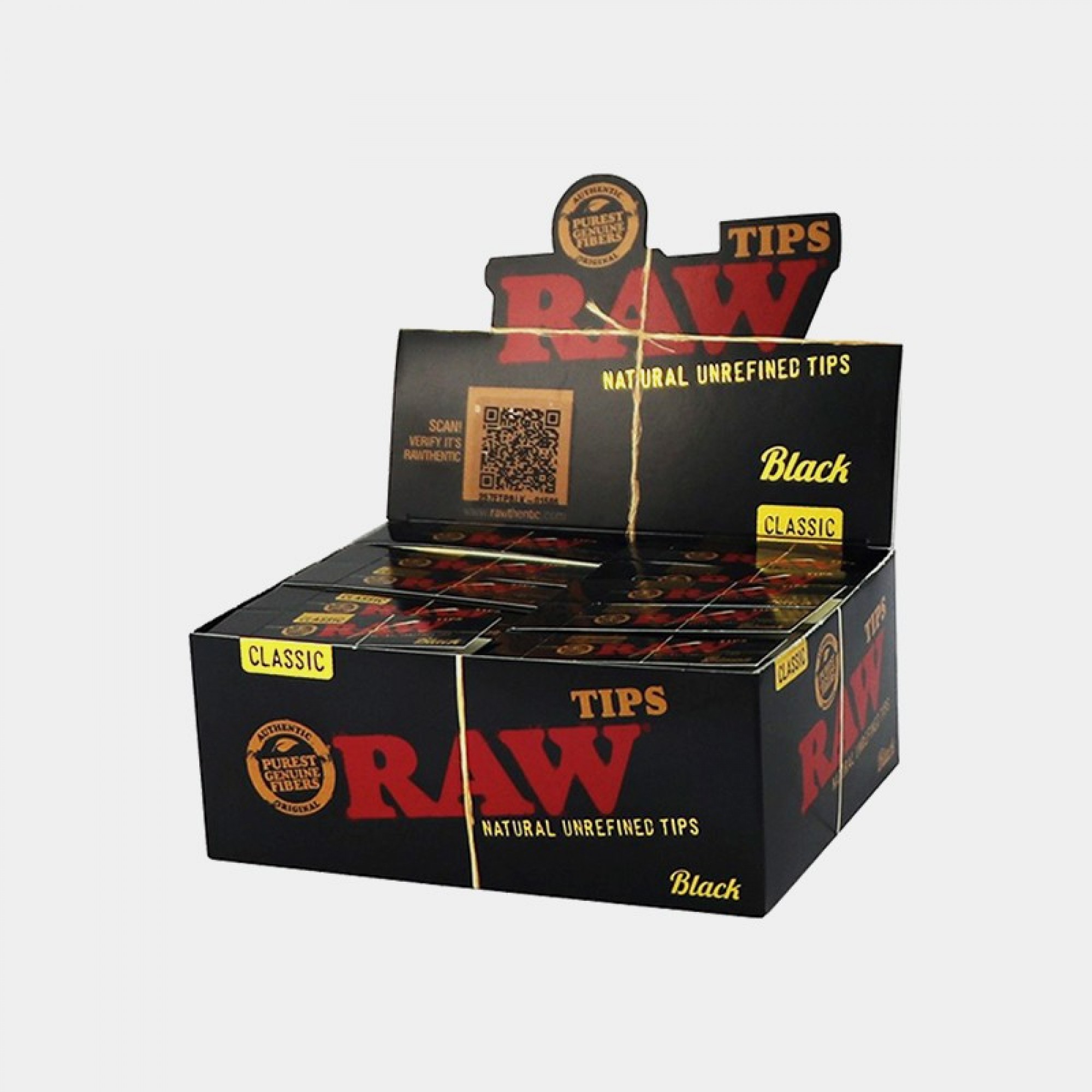 RAW Black Tips 60 x 15mm RAW Black Tips 60 x 15mm