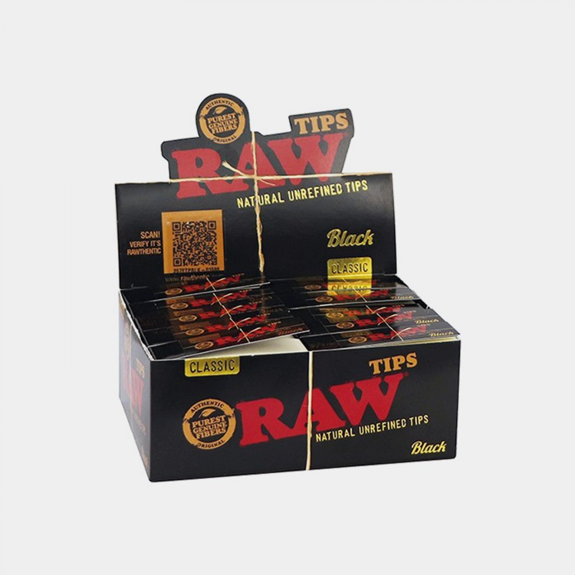 RAW Black Tips 60 x 15mm RAW Black Tips 60 x 15mm