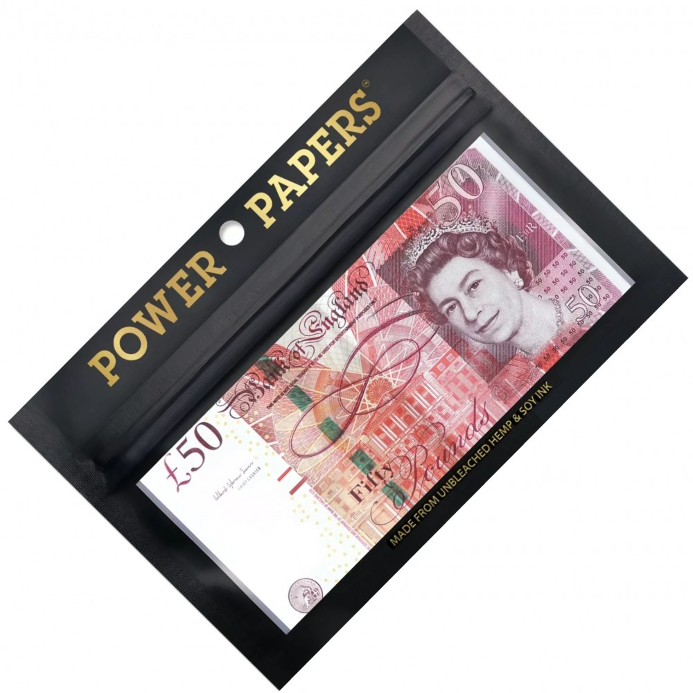 £50 Pounds Note Rolling Papers with Filter Tips £50 Pounds Note Rolling Papers with Filter Tips