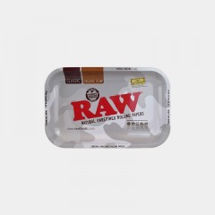 RAW Arctic Camo Metal Rolling Tray - Small 27.5x17.5cm