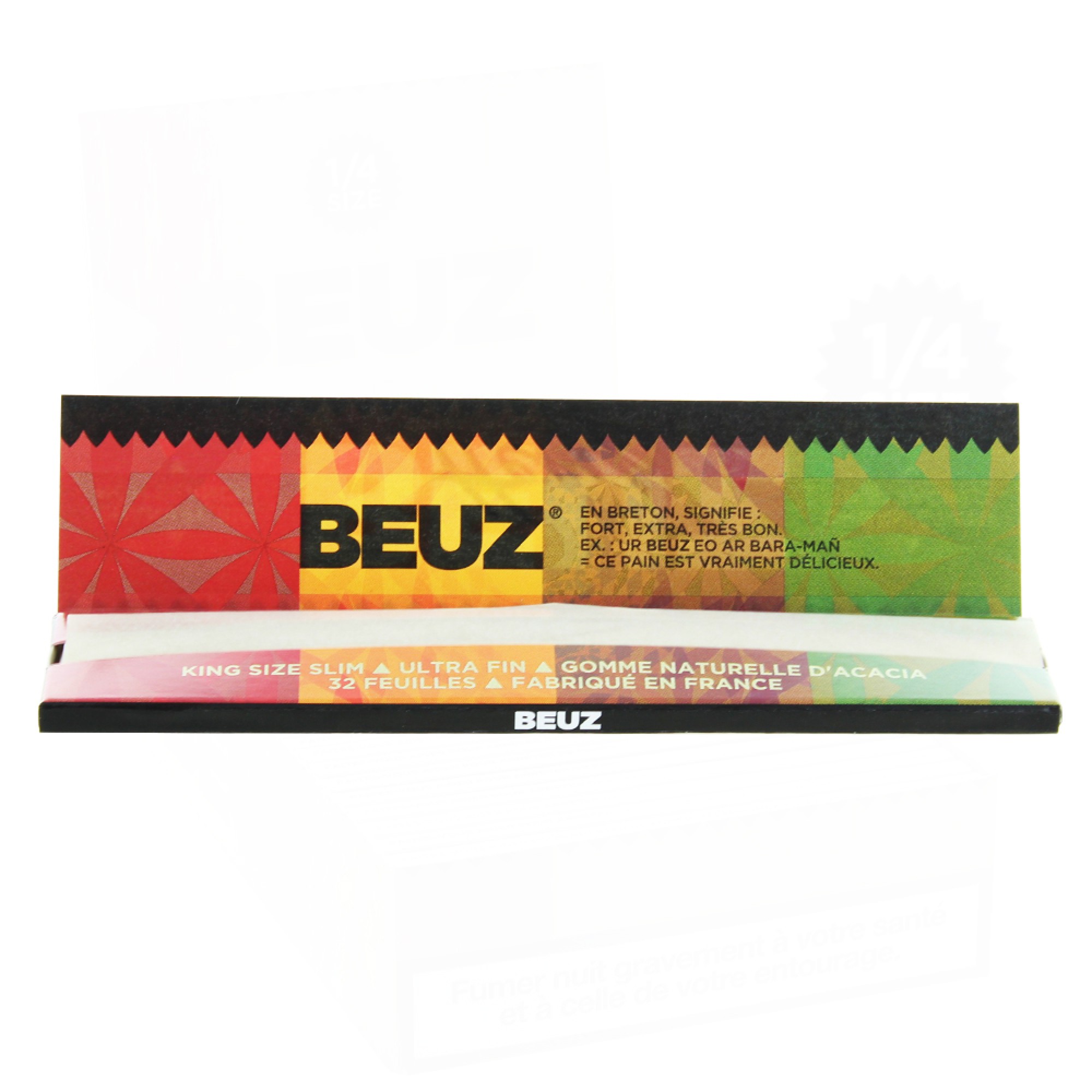 Beuz King Size Slim Organic Hemp Rolling Papers