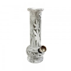 Leaves Glow in the Dark Bong – 15.5cm Glass Bong