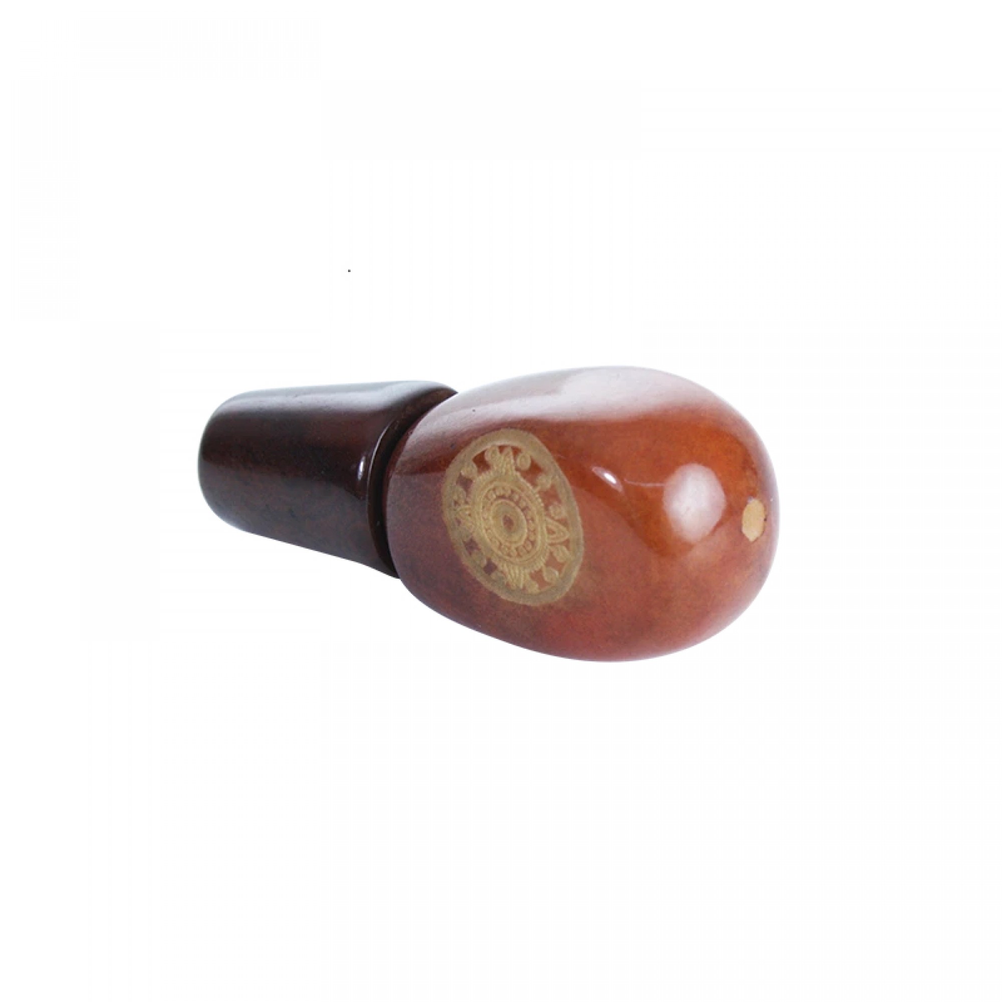 Vegan Ivory Pipe – Smokeless Handmade Pipe in Caramel
