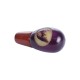 Vegan Ivory Pipe – Smokeless Handmade Pipe in Purple