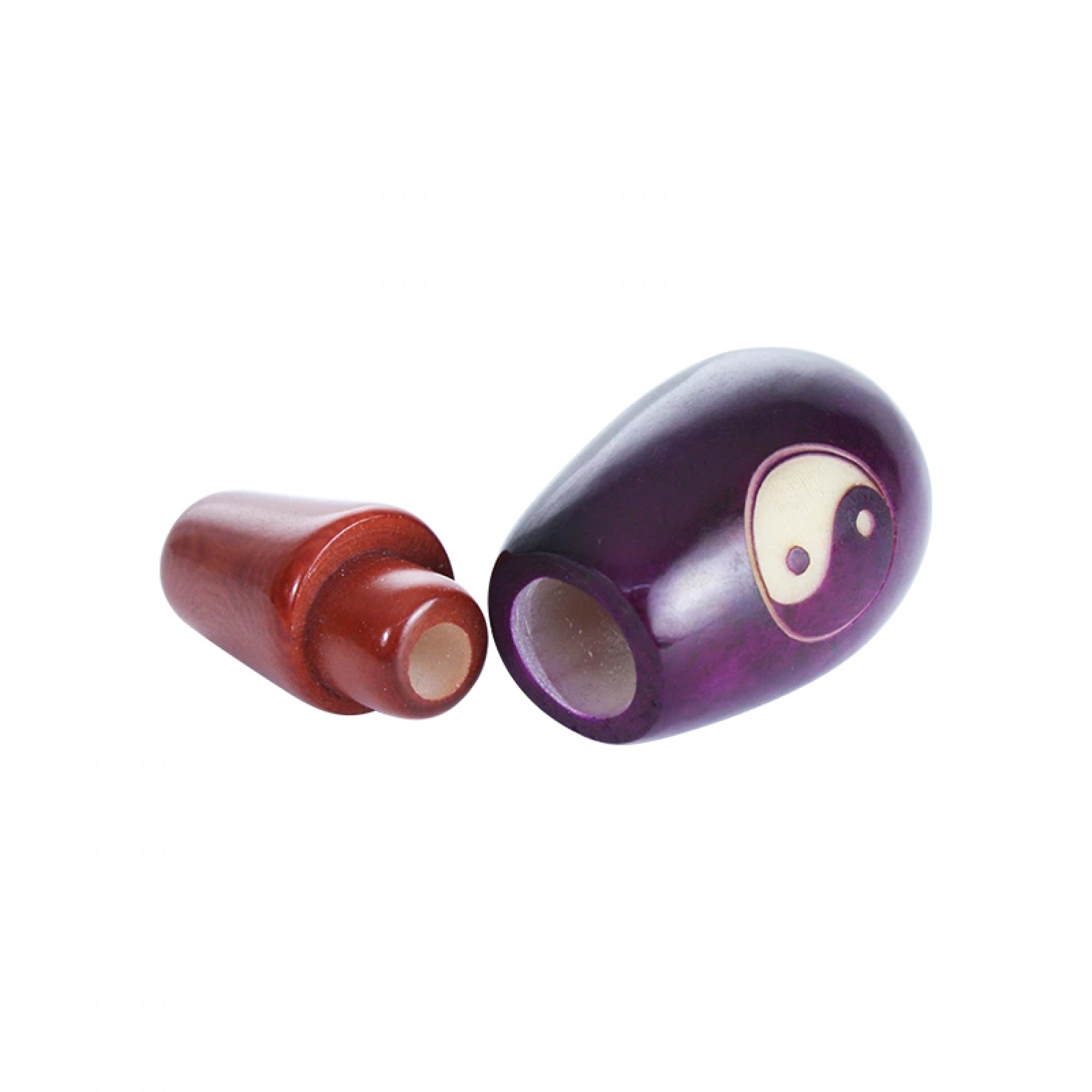 Vegan Ivory Pipe – Smokeless Handmade Pipe in Purple
