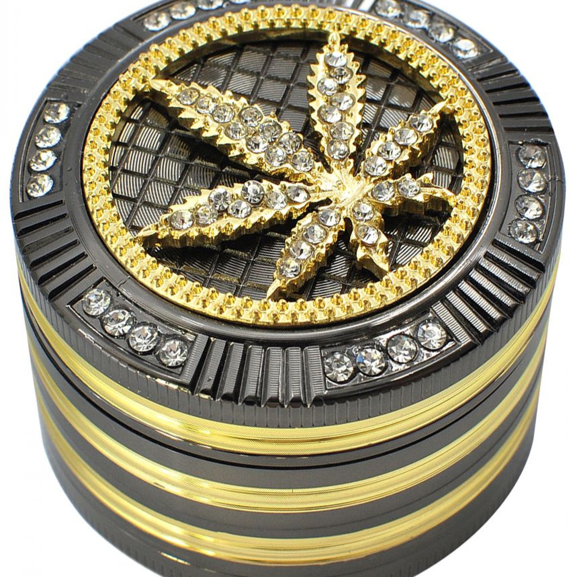 Bling Bling 4 Part Leaf Grinder by Champ High - 50mm