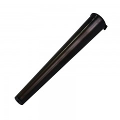 Black Acrylic Joint Holder Tube (112mm) – Protective Pre-Roll Storage
