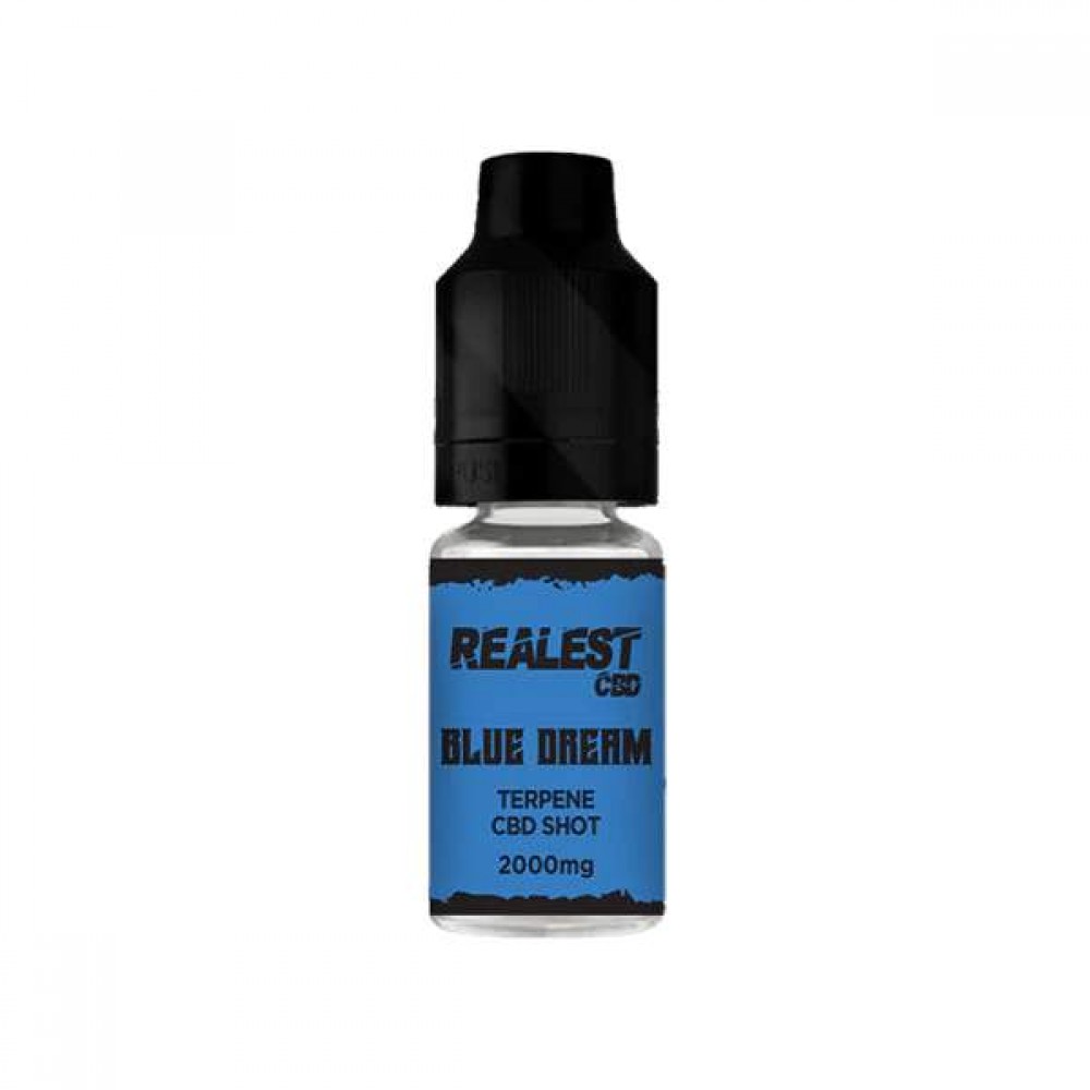 2000mg Terpene Infused CBD Booster Shot 10ml - Blue Dream by Realest CBD