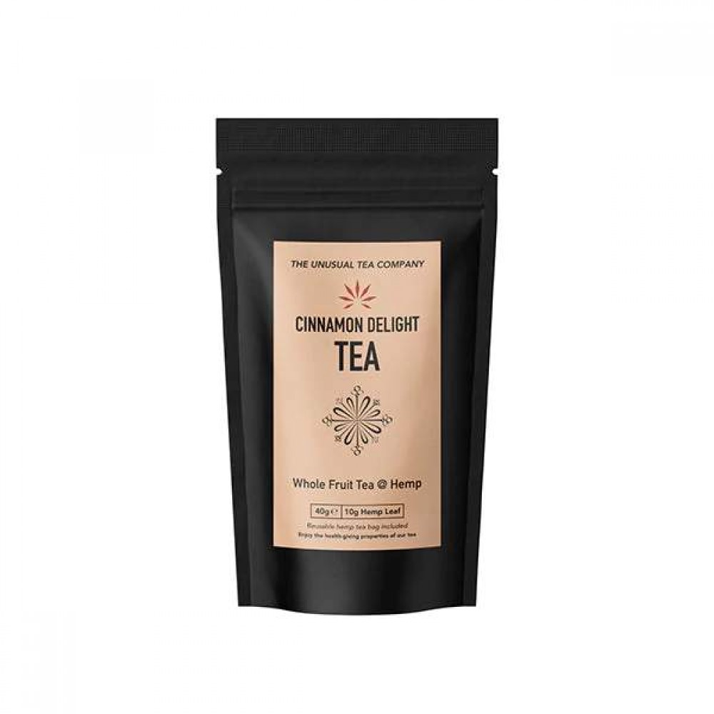3% CBD Hemp Tea – Cinnamon Delight – by The Unusual Tea Company