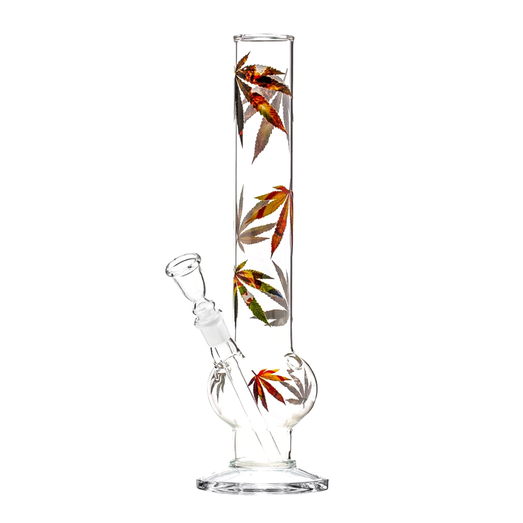 Falling Leaves Glass Bong - 38cm