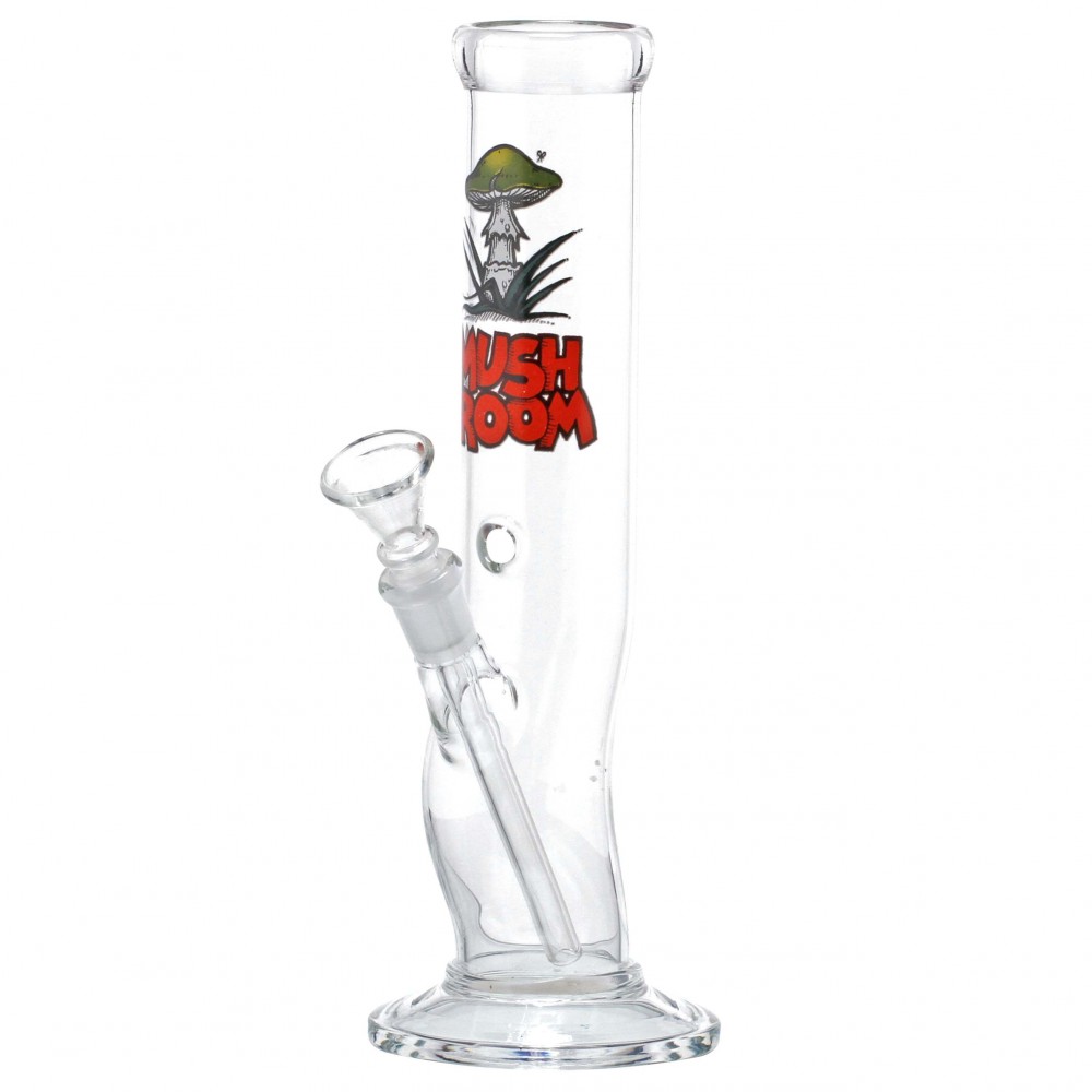 Mushroom Bolt Glass Bong - 23cm