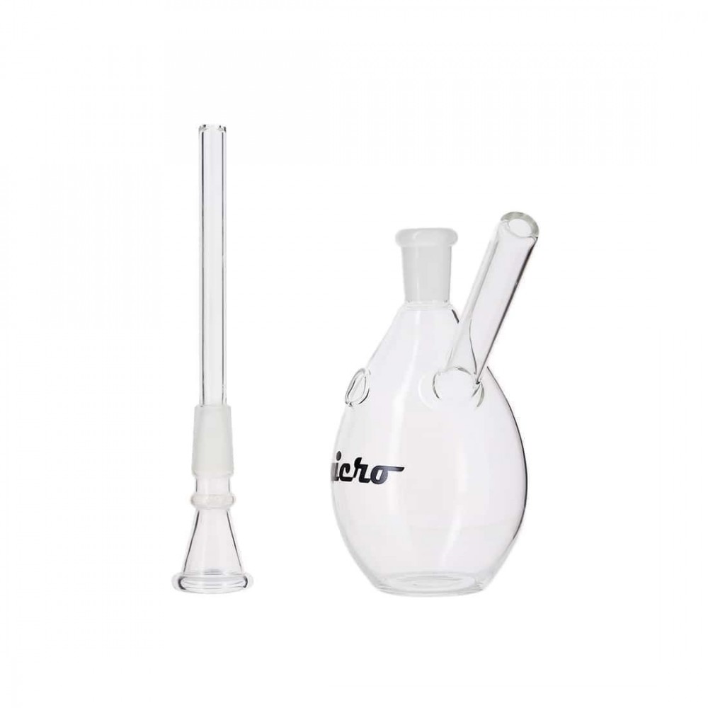 Tear Drop Glass Bong by Micro - 14cm