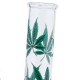 Leaves Bouncer Glass Bong - 22cm