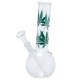 Leaves Bouncer Glass Bong - 22cm