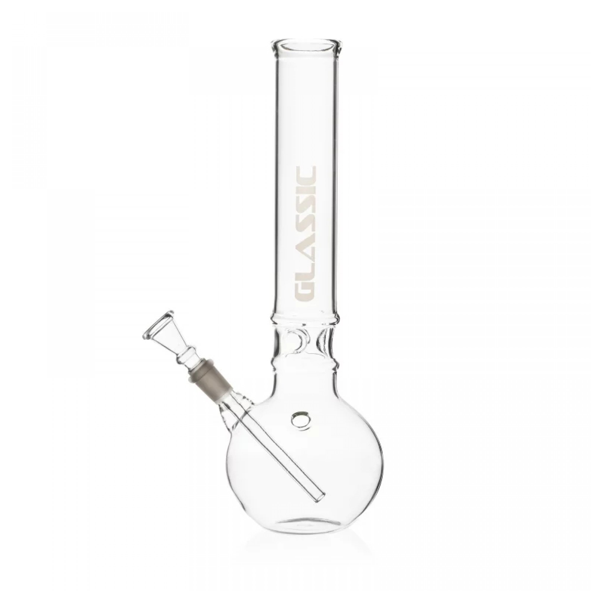 Glassic Bouncer Glass Bong with Ice Notches - 30cm