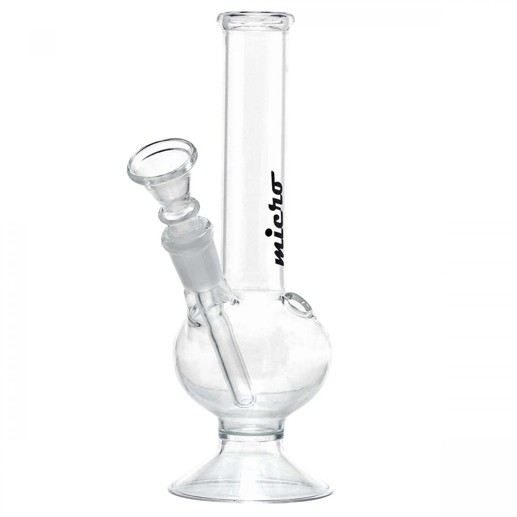 Elevated Glass Bong by Micro - 16cm