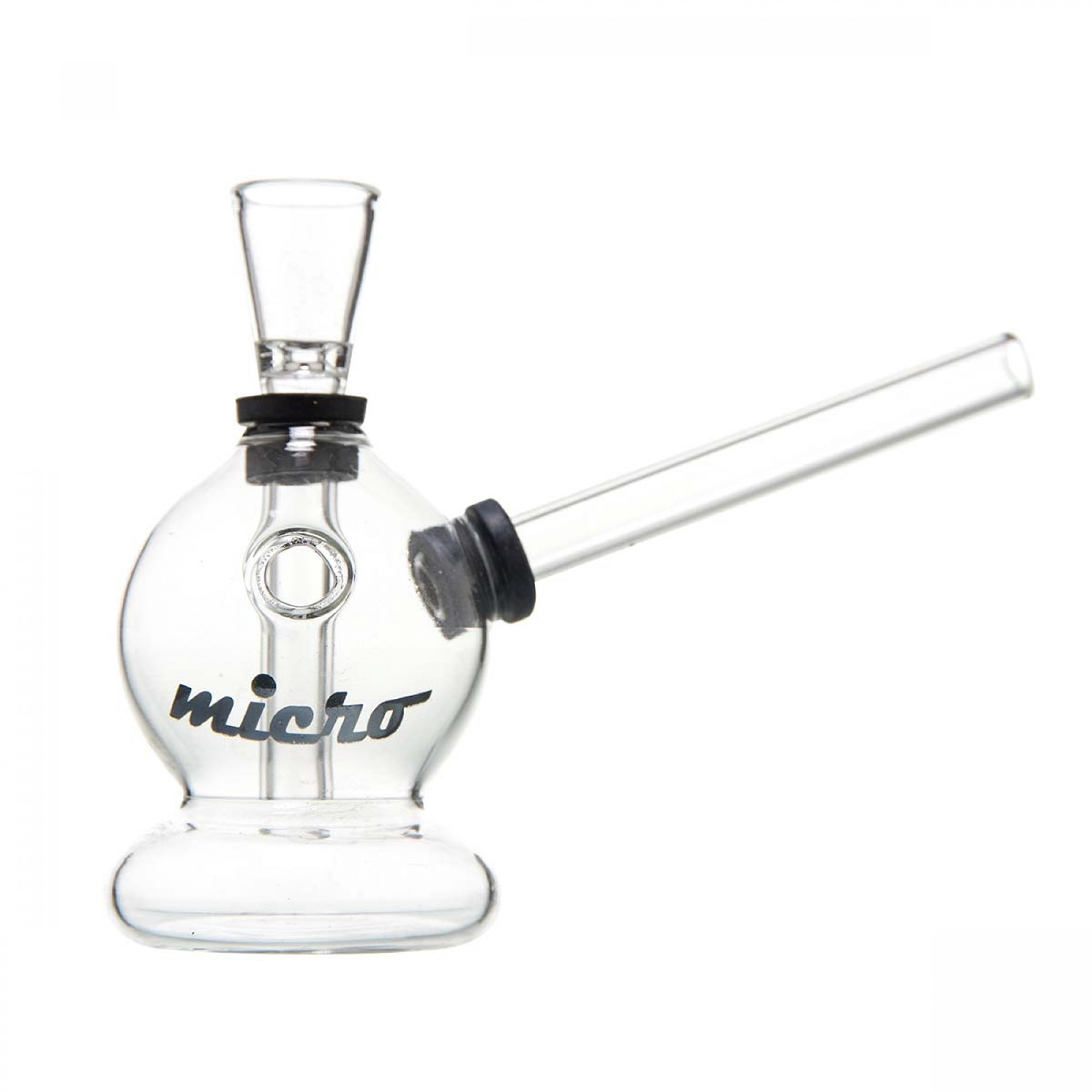 Mini Glass Bong by Micro - 10cm