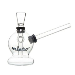 Mini Glass Bong by Micro - 10cm