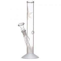 Frosted Leaf Glass Bong -26cm