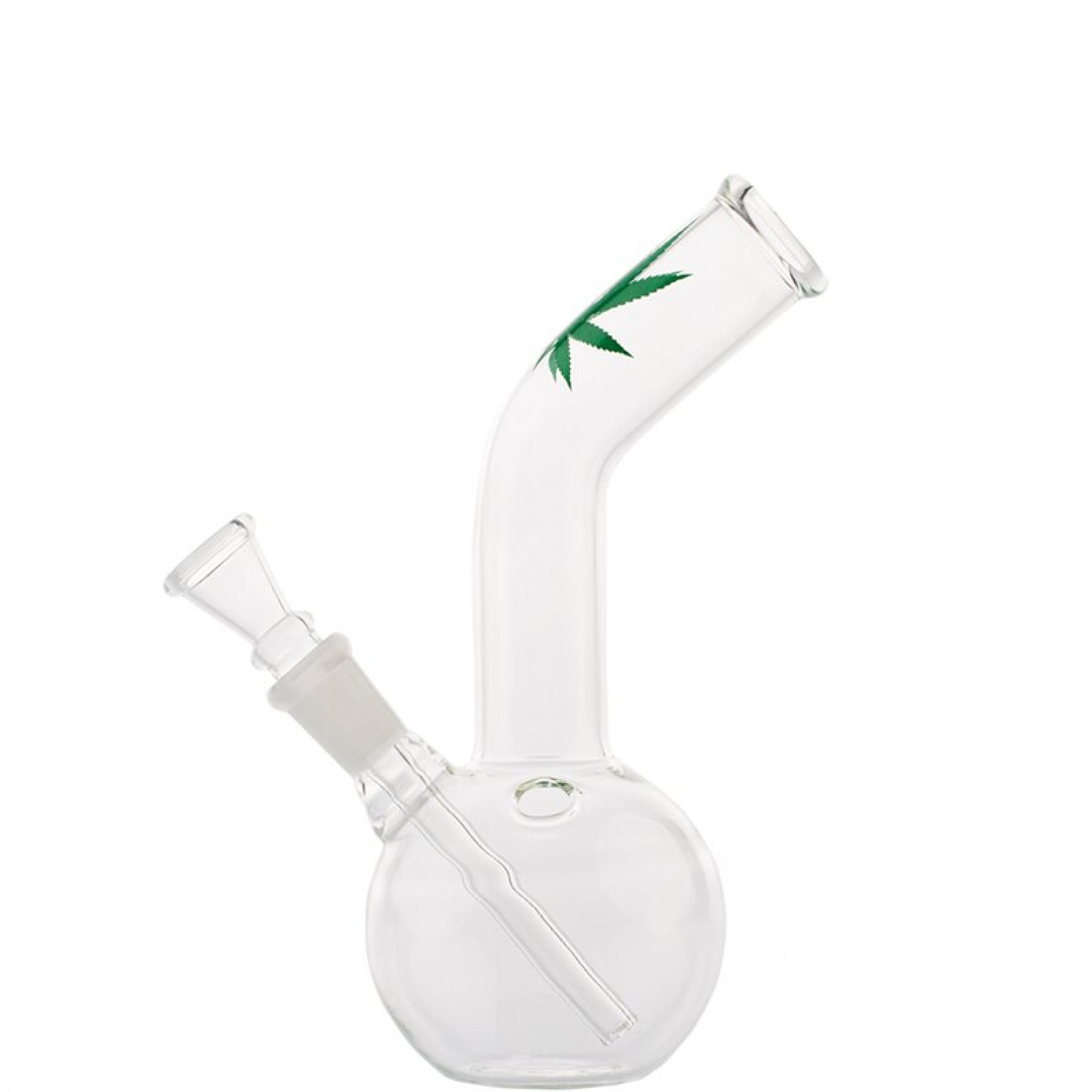 Glass Leaf Bong - 16cm
