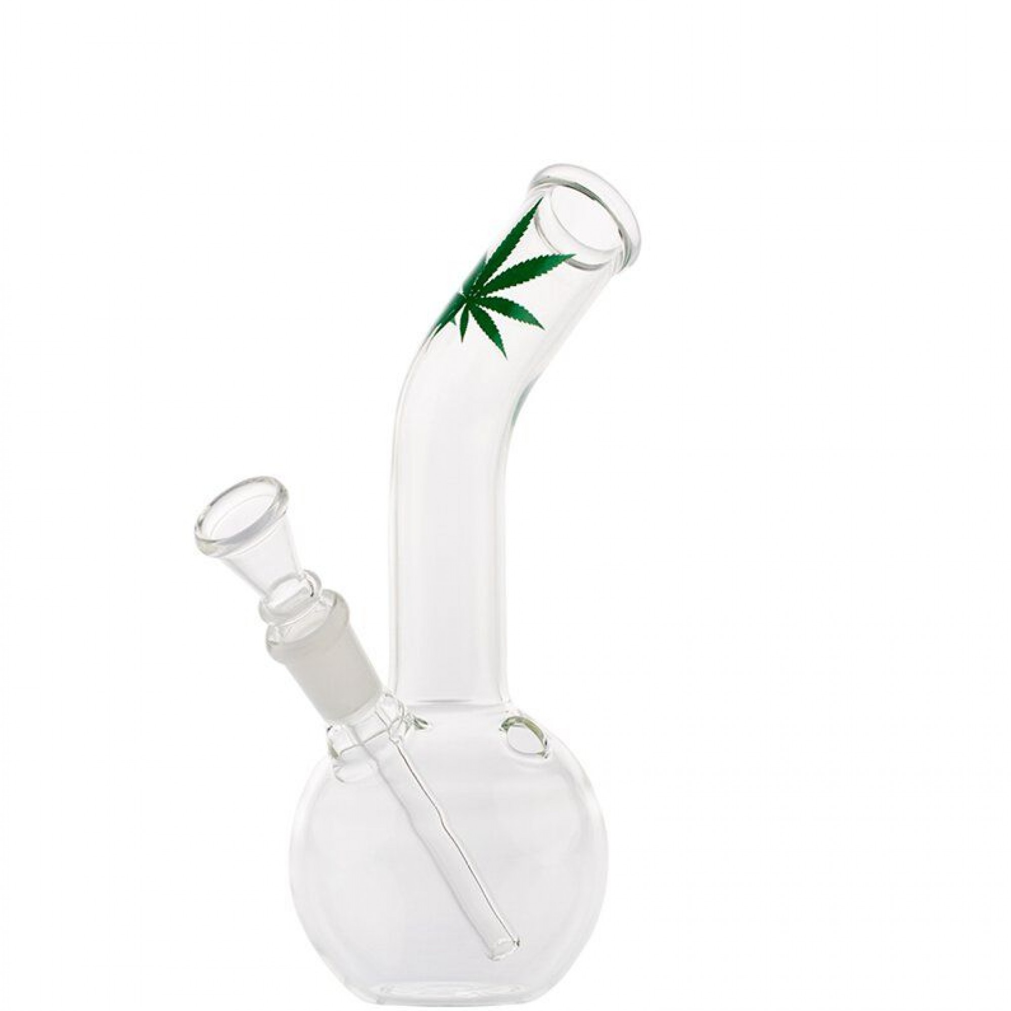 Glass Leaf Bong - 16cm