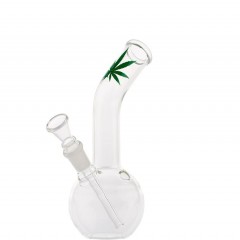 Glass Leaf Bong - 16cm