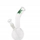 Glass Leaf Bong - 16cm