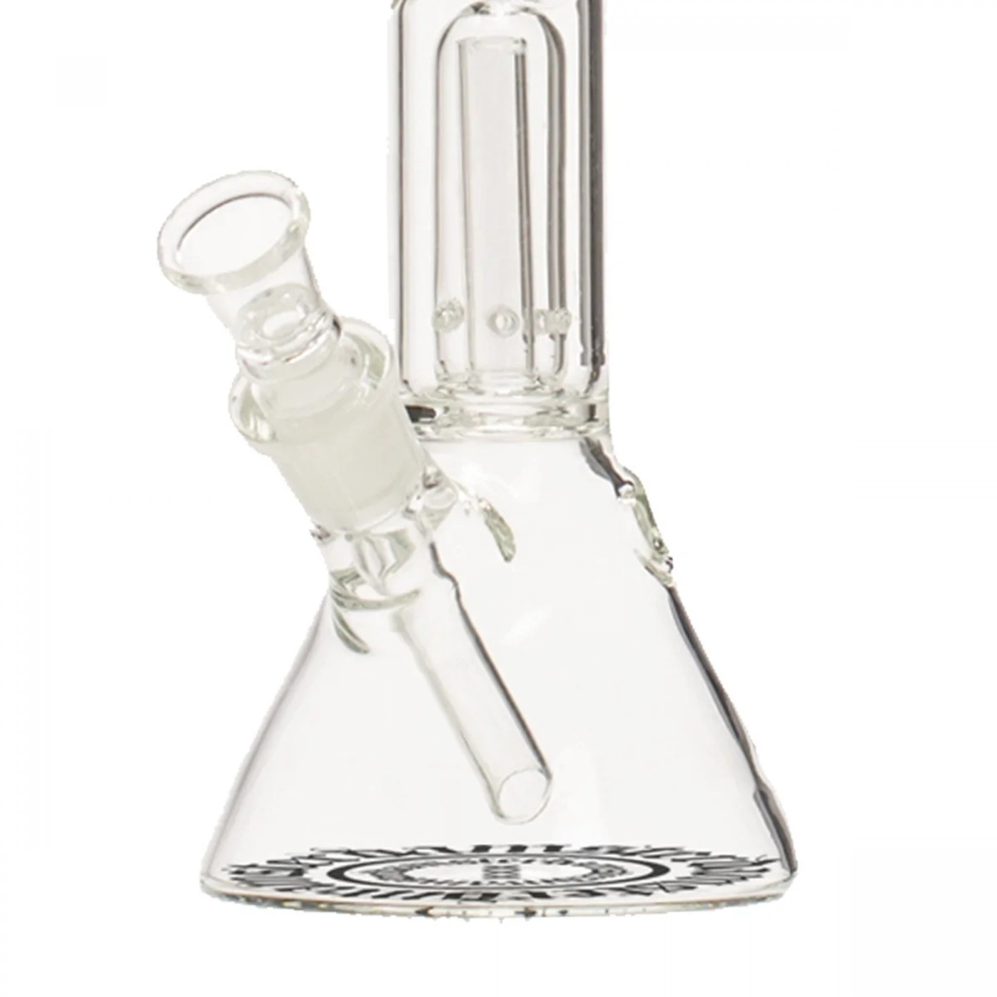 Amsterdam Glass Bong with Dome Percolator and Ice Notches - 30cm