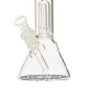 Amsterdam Glass Bong with Dome Percolator and Ice Notches - 30cm