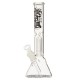 Amsterdam Glass Bong with Dome Percolator and Ice Notches - 30cm