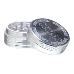 2 Part SIlver Grinder by Amsterdam - 40mm