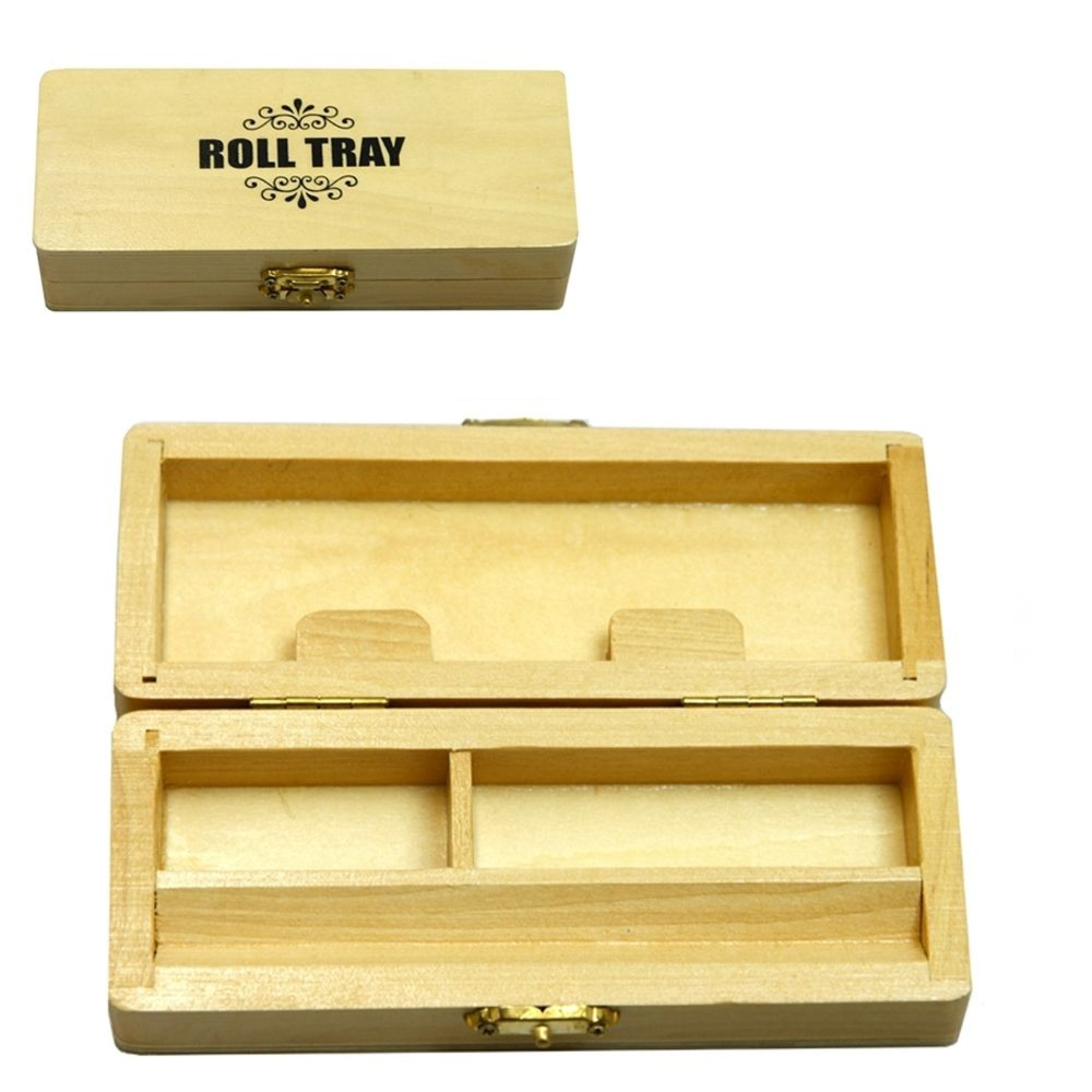 Small Wooden Roll Box - 15 x 6cm Small Wooden Roll Box - 15 x 6cm