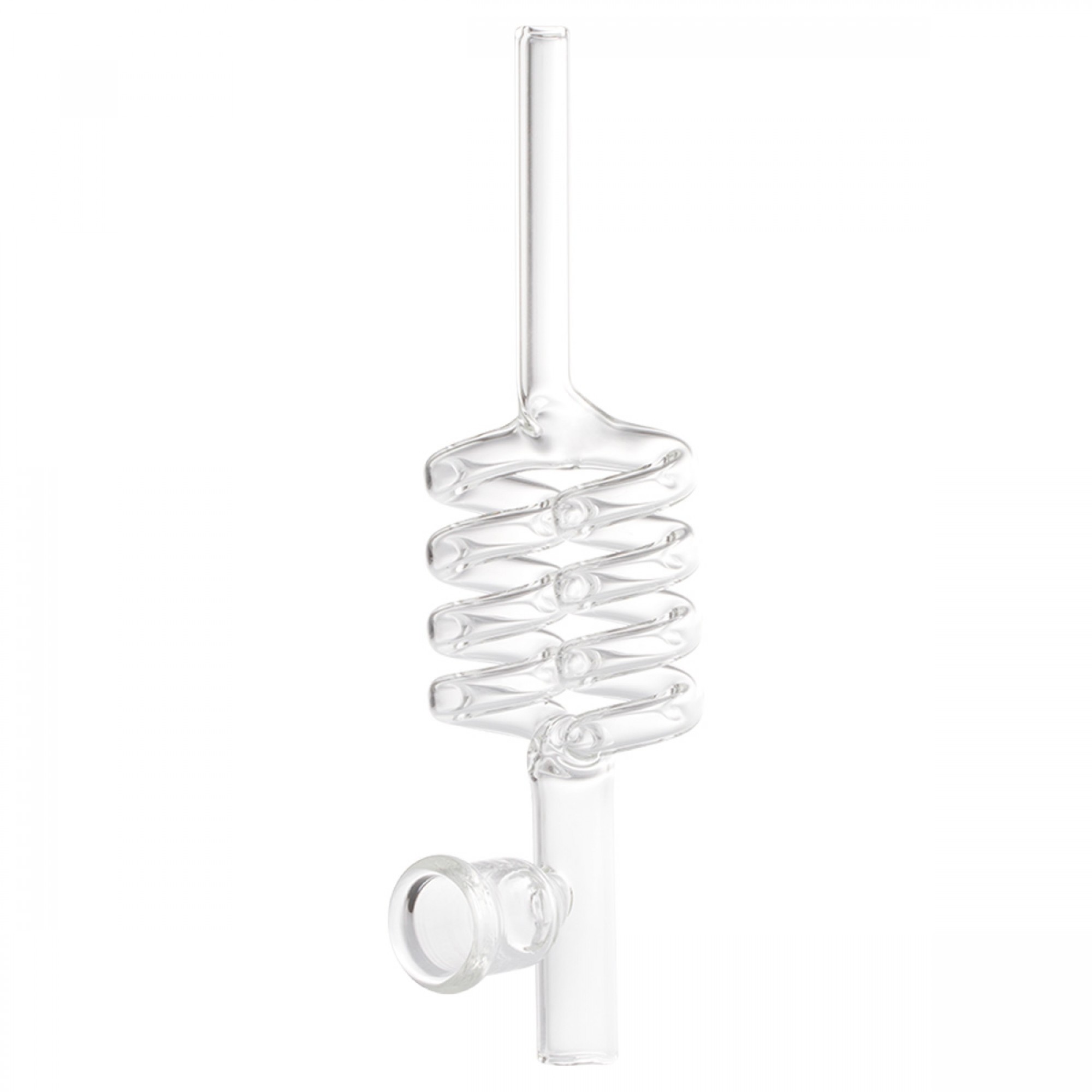 Glass Double Spiral Pipe - 17cm Glass Double Spiral Pipe - 17cm