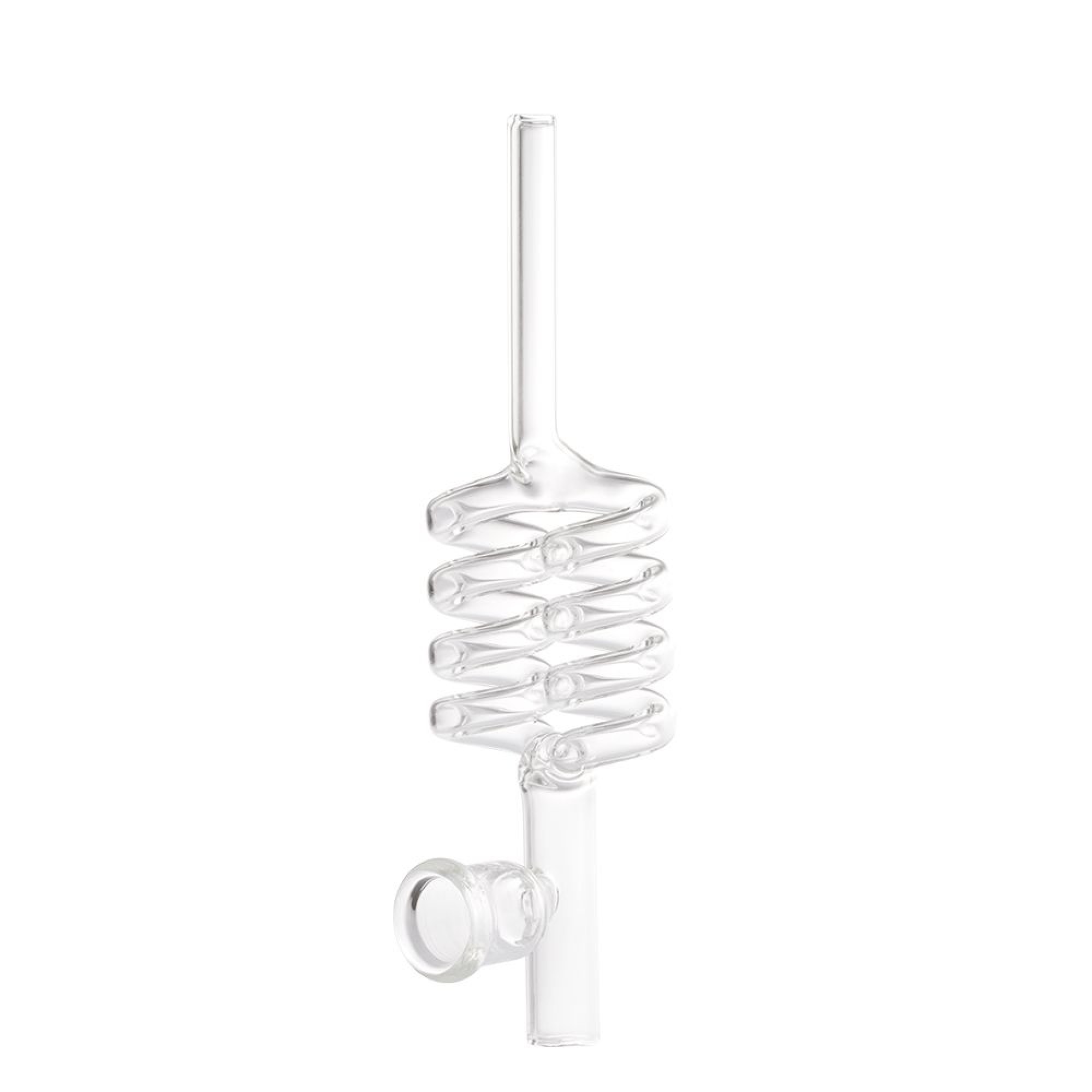 Glass Double Spiral Pipe - 17cm Glass Double Spiral Pipe - 17cm