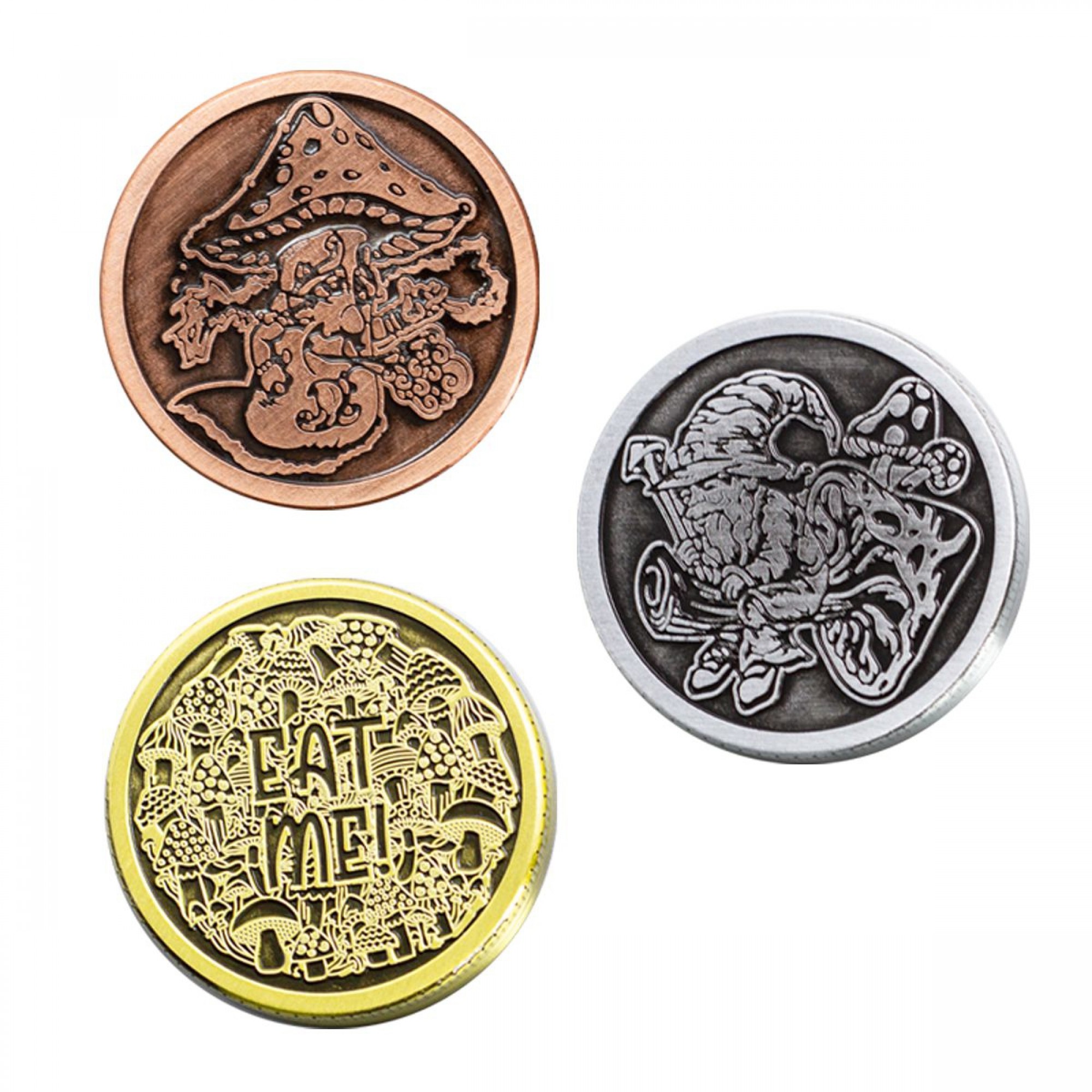 3 Part Mushrooms Design Zinc Grinder by Amsterdam - 40mm 3 Part Mushrooms Design Zinc Grinder by Amsterdam - 40mm