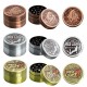 3 Part Red Light Design Zinc Grinder by Amsterdam - 40mm