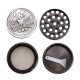 4 Part Leaf Design Zinc Grinder by Amsterdam - 40mm 4 Part Leaf Design Zinc Grinder by Amsterdam - 40mm