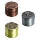 4 Part Leaf Design Zinc Grinder by Amsterdam - 50mm