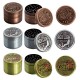 4 Part Red Light Design Zinc Grinder by Amsterdam - 50mm
