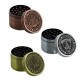 4 Part Green Design Zinc Grinder by Amsterdam - 50mm
