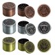 4 Part Green Design Zinc Grinder by Amsterdam - 50mm