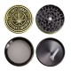 4 Part Leaf Design Zinc Grinder by Amsterdam - 60mm 4 Part Leaf Design Zinc Grinder by Amsterdam - 60mm