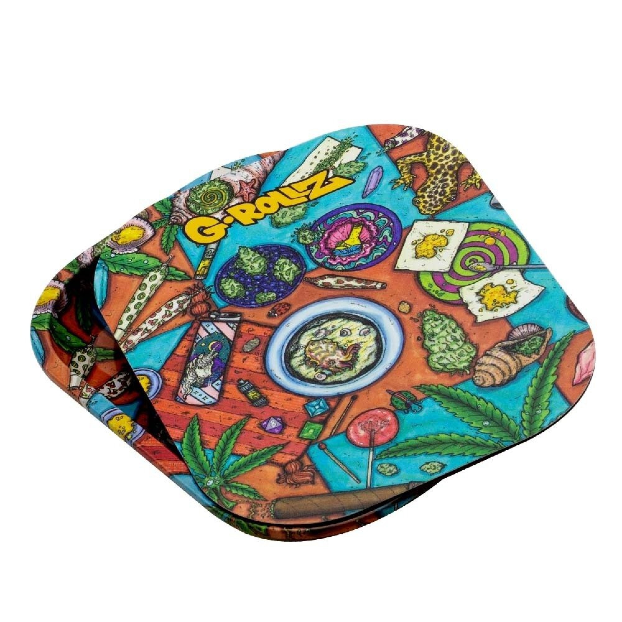 Amsterdam Picnic Checked Magnetic Rolling Tray Cover - 18x14cm (small)