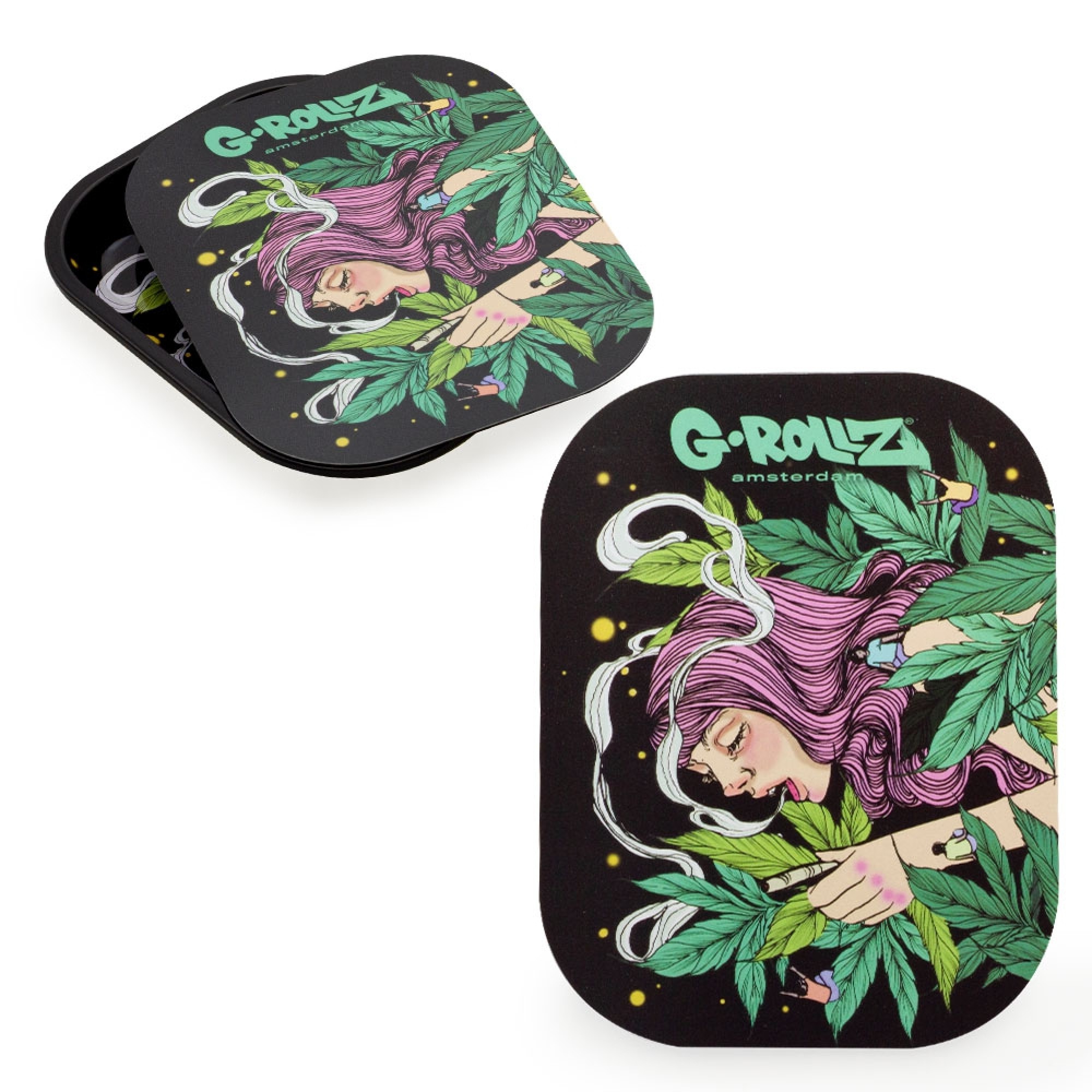 Colossal Dream Magnetic Rolling Tray Cover - 18x14cm (small) Colossal Dream Magnetic Rolling Tray Cover - 18x14cm (small)