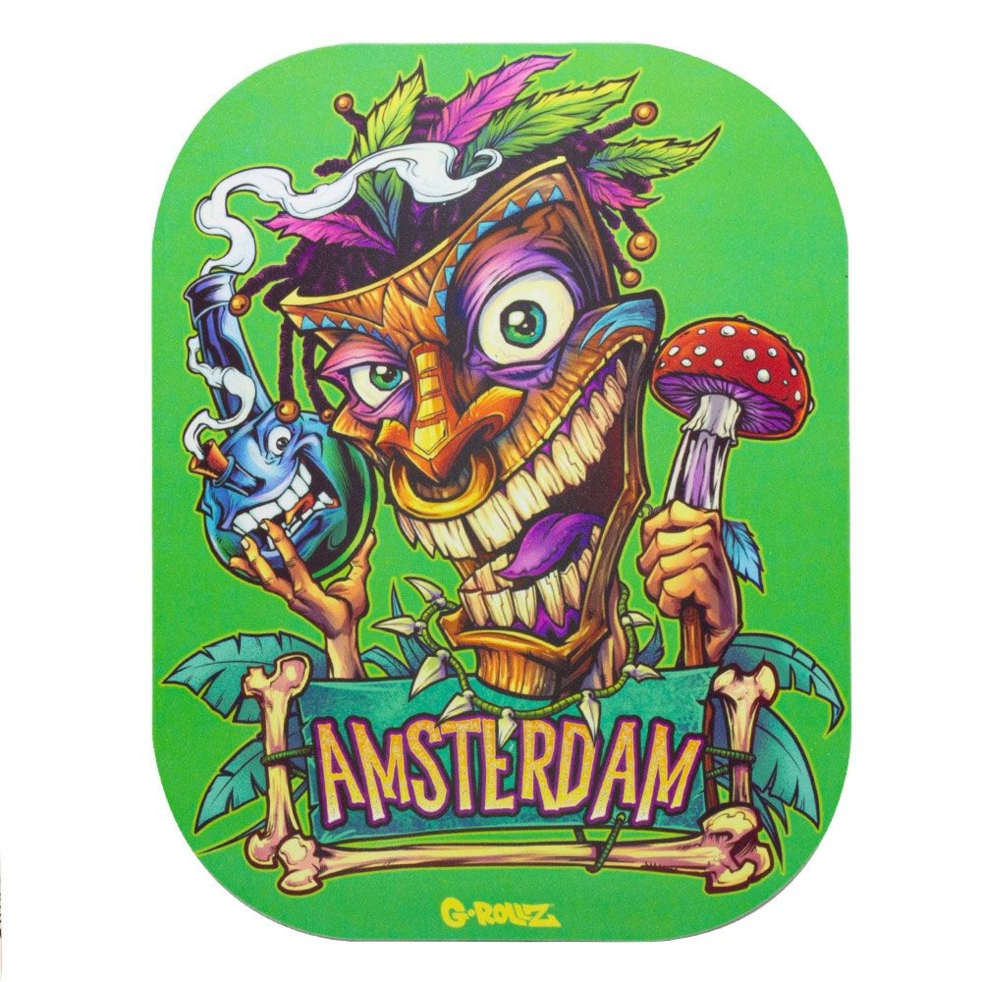 Tiki Amsterdam Magnetic Rolling Tray Cover - 18x14cm (small)