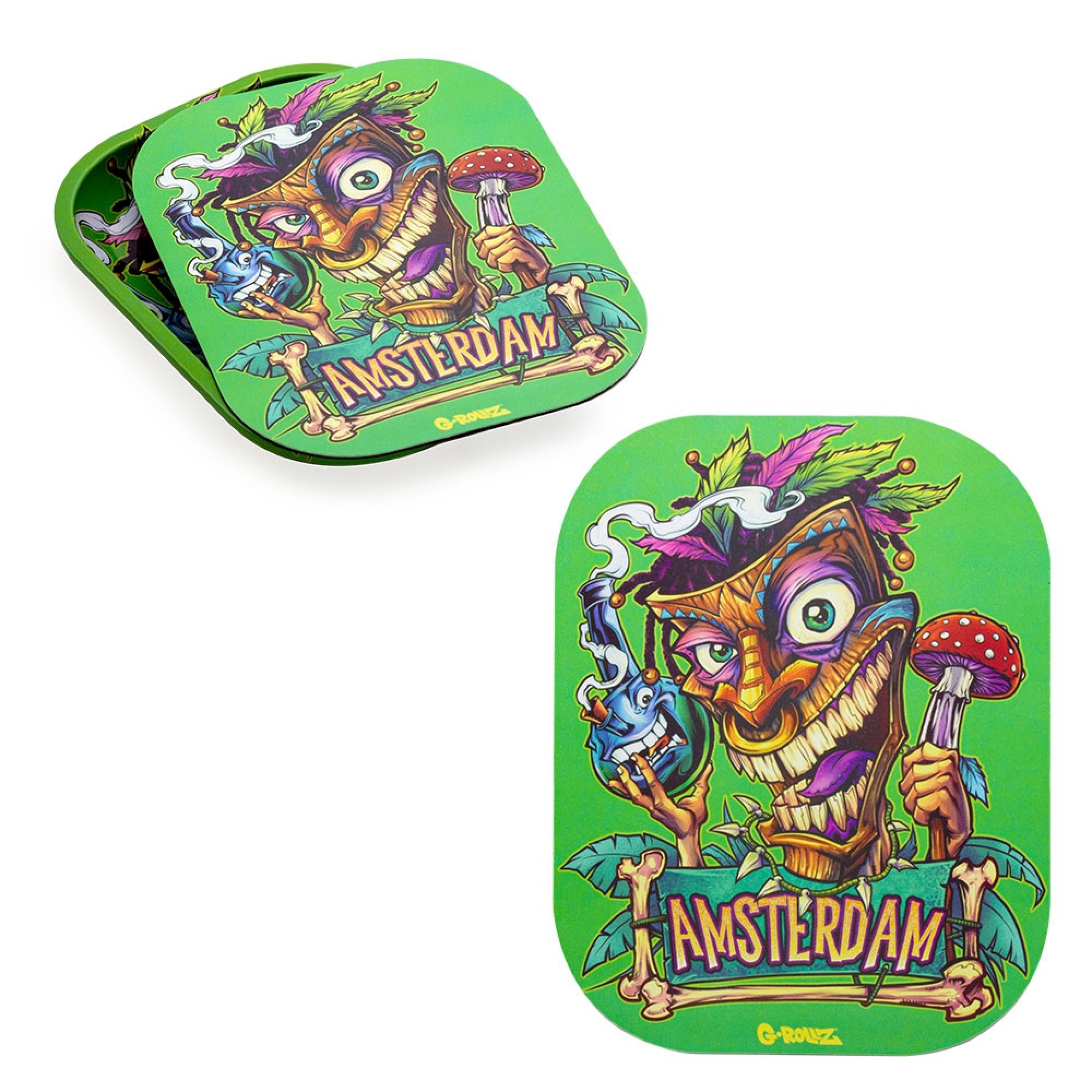 Tiki Amsterdam Magnetic Rolling Tray Cover - 18x14cm (small)