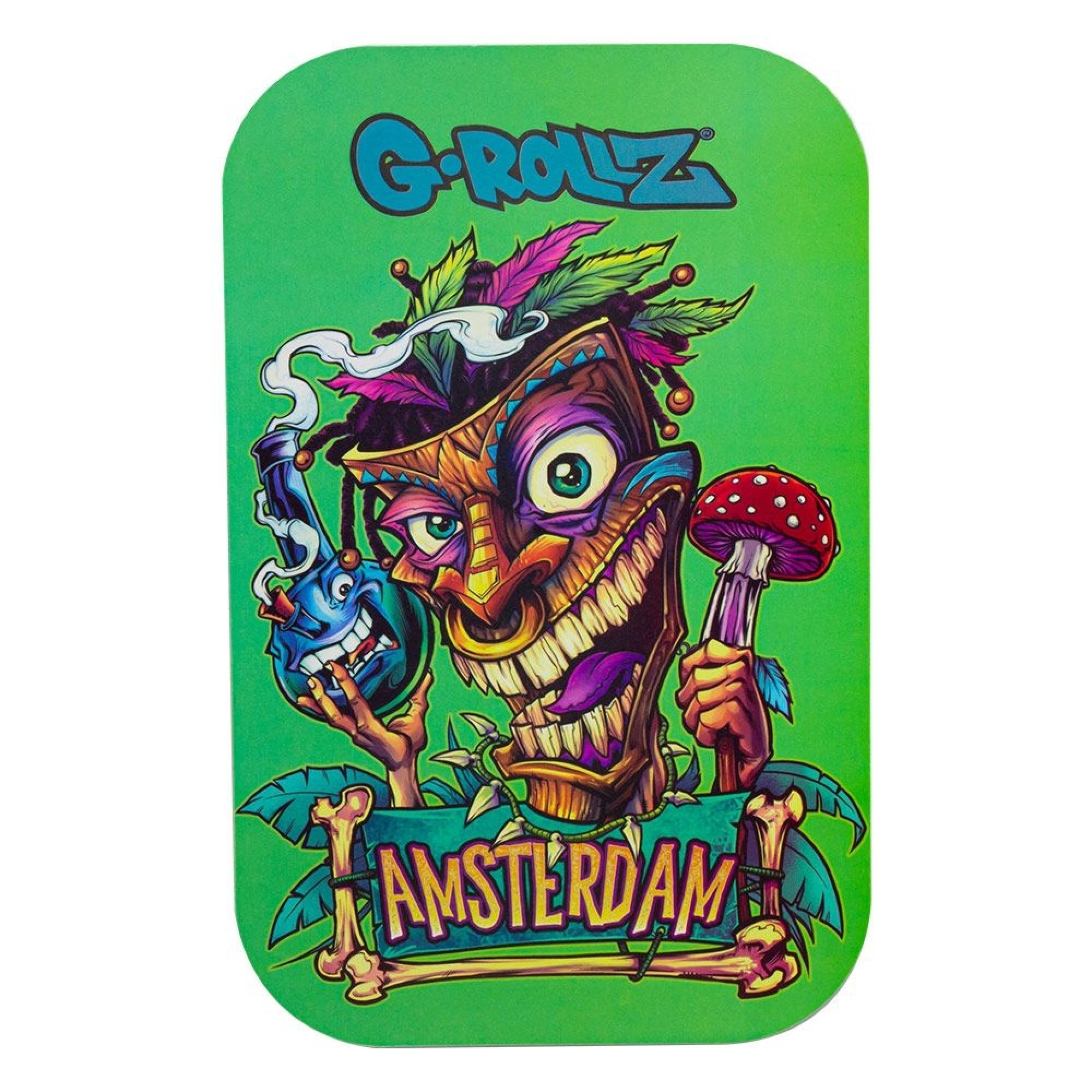 Tiki Amsterdam Magnetic Rolling Tray Cover - 27.5x17.5cm (medium)