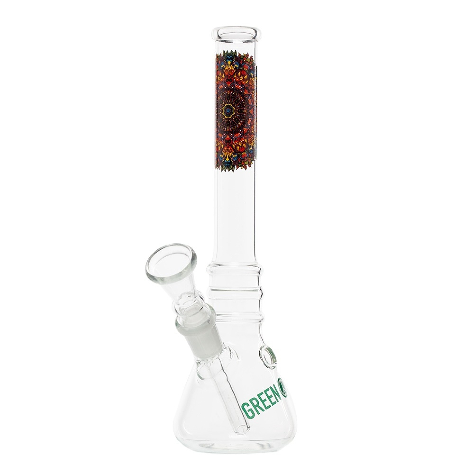 Kaleidoscope Glass Bong by Greenline - 21cm
