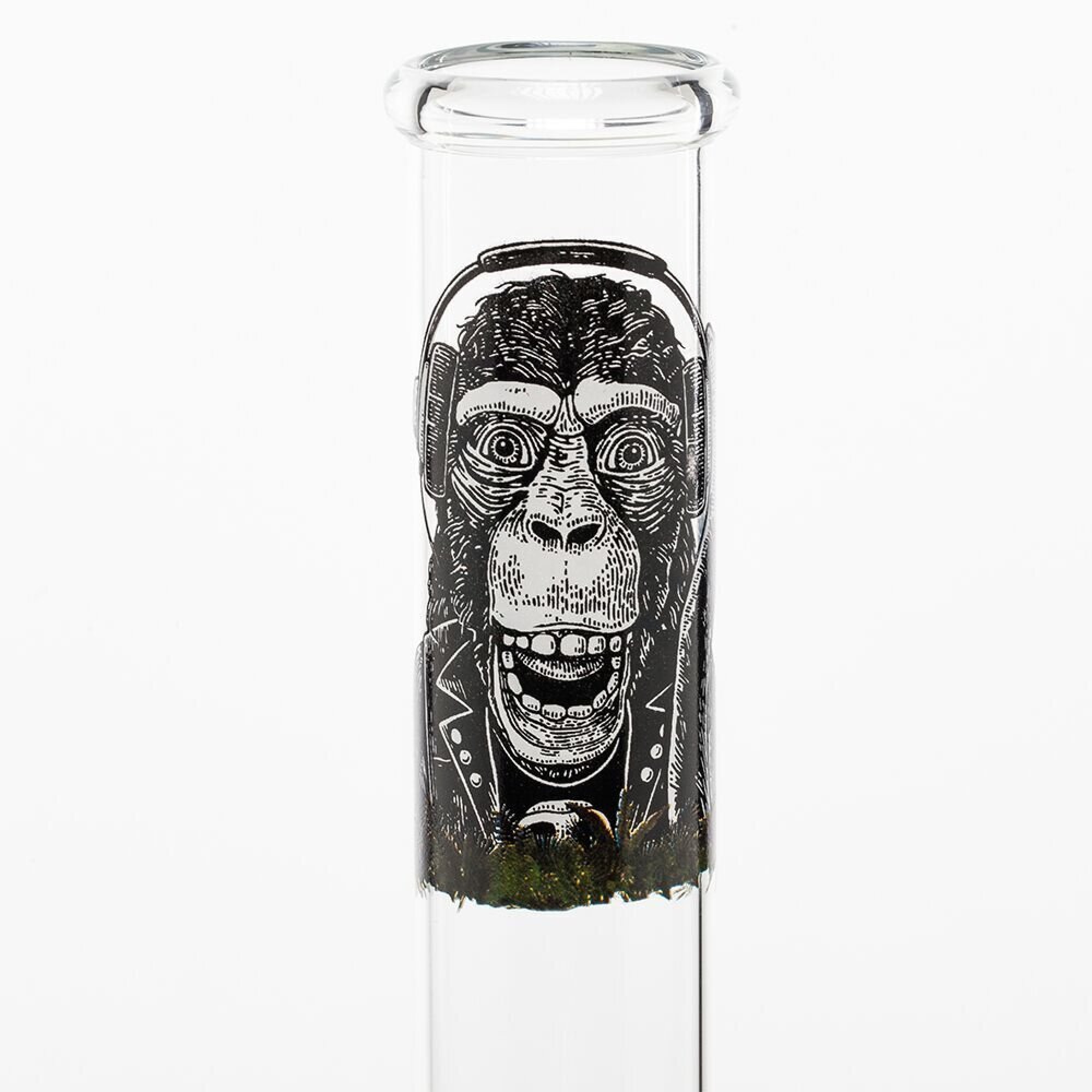 Stoned Ape Glass Bong by Greenline – 30cm Stoned Ape Glass Bong by Greenline – 30cm